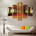 Fall 5 Piece HD Multi Panel Canvas Wall Art Frame - Original Frame