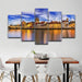 Germany Sunset Scenery 5 Piece HD Multi Panel Canvas Wall Art Frame - Original Frame