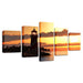 Lighthouse Sunset 5 Piece HD Multi Panel Canvas Wall Art Frame - Original Frame