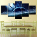 Lunar Landscape 5 Piece HD Multi Panel Canvas Wall Art Frame - Original Frame