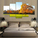 Grass And Tree 5 Piece HD Multi Panel Canvas Wall Art Frame - Original Frame