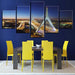 Night Highway 5 Piece HD Multi Panel Canvas Wall Art Frame - Original Frame