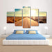 Highway 5 Piece HD Multi Panel Canvas Wall Art Frame - Original Frame