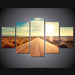 Highway 5 Piece HD Multi Panel Canvas Wall Art Frame - Original Frame