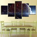 Unknown World 5 Piece HD Multi Panel Canvas Wall Art Frame - Original Frame