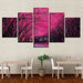 Peach Blossom Forest 5 Piece HD Multi Panel Canvas Wall Art Frame - Original Frame