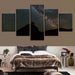 Starry Night 5 Piece HD Multi Panel Canvas Wall Art Frame - Original Frame