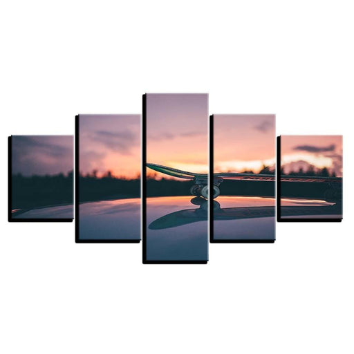 Skateboard Sport 5 Piece HD Multi Panel Canvas Wall Art Frame - Original Frame