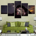 Milk-way Sky Night Scene 5 Piece HD Multi Panel Canvas Wall Art Frame - Original Frame