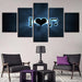 Music 5 Piece HD Multi Panel Canvas Wall Art Frame - Original Frame