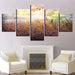 Maomao Grass 5 Piece HD Multi Panel Canvas Wall Art Frame - Original Frame