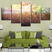 Maomao Grass 5 Piece HD Multi Panel Canvas Wall Art Frame - Original Frame