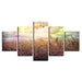 Maomao Grass 5 Piece HD Multi Panel Canvas Wall Art Frame - Original Frame