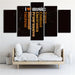 Music 5 Piece HD Multi Panel Canvas Wall Art Frame - Original Frame