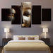 Buddha 5 Piece HD Multi Panel Canvas Wall Art Frame - Original Frame