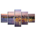 Sydney Opera House 5 Piece HD Multi Panel Canvas Wall Art Frame - Original Frame