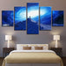 Milky Way 5 Piece HD Multi Panel Canvas Wall Art Frame - Original Frame