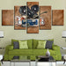 Music Acoustics 5 Piece HD Multi Panel Canvas Wall Art Frame - Original Frame