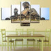 Lord Buddha Sky 5 Piece HD Multi Panel Canvas Wall Art Frame - Original Frame