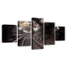 Discarded Subway Tunnel 5 Piece HD Multi Panel Canvas Wall Art Frame - Original Frame