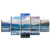 Ocean Spring 5 Piece HD Multi Panel Canvas Wall Art Frame - Original Frame