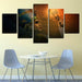 Queens Of Egypt 5 Piece HD Multi Panel Canvas Wall Art - Original Frame