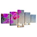 Orchid And Candle 5 Piece HD Multi Panel Canvas Wall Art Frame - Original Frame