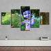 Little Krishna Painting 5 Piece HD Multi Panel Canvas Wall Art Frame - Original Frame