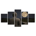 Figure Of The Buddha 5 Piece HD Multi Panel Canvas Wall Art Frame - Original Frame