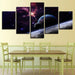 Universe Space 5 Piece HD Multi Panel Canvas Wall Art Frame - Original Frame