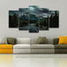 Highway Road 5 Piece HD Multi Panel Canvas Wall Art Frame - Original Frame