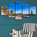 Rome 5 Piece HD Multi Panel Canvas Wall Art Frame - Original Frame