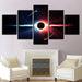 Outer Space 5 Piece HD Multi Panel Canvas Wall Art Frame - Original Frame