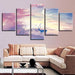 Deer 5 Piece HD Multi Panel Canvas Wall Art Frame - Original Frame