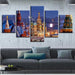 Saint Basil's Cathedral 5 Piece HD Multi Panel Canvas Wall Art Frame - Original Frame