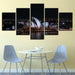 Opera House 5 Piece HD Multi Panel Canvas Wall Art Frame - Original Frame