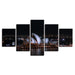 Opera House 5 Piece HD Multi Panel Canvas Wall Art Frame - Original Frame