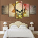 Evil 5 Piece HD Multi Panel Canvas Wall Art Frame - Original Frame