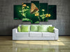 Beautiful Butterfly 5 Piece HD Multi Panel Canvas Wall Art Frame - Original Frame