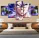 Dragon Ball Decorative Anime 5 Piece HD Multi Panel Canvas Wall Art Frame - Original Frame