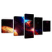 Cosmos 5 Piece HD Multi Panel Canvas Wall Art Frame - Original Frame