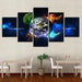 Elements of Earth 5 Piece HD Multi Panel Canvas Wall Art Frame - Original Frame