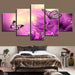 Mystic Butterflies 5 Piece HD Multi Panel Canvas Wall Art Frame - Original Frame