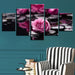 Fallen Rose 5 Piece HD Multi Panel Canvas Wall Art Frame - Original Frame