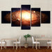 Luminous Space 5 Piece HD Multi Panel Canvas Wall Art Frame - Original Frame