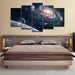 Outer Space 5 Piece HD Multi Panel Canvas Wall Art Frame - Original Frame