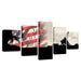 Military American Flag 5 Piece HD Multi Panel Canvas Wall Art Frame - Original Frame