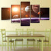 Solar System 5 Piece HD Multi Panel Canvas Wall Art Frame - Original Frame