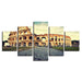 Colosseum 5 Piece HD Multi Panel Canvas Wall Art Frame - Original Frame