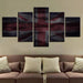 Flag Of British 5 Piece HD Multi Panel Canvas Wall Art Frame - Original Frame